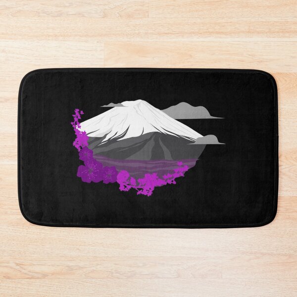 Item preview, Mountains, Clouds, and Flowers Ace Flag. Asexual Pride designed and sold by Subtle Pride Shop.