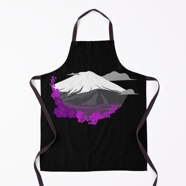 Item preview, Mountains, Clouds, and Flowers Ace Flag. Asexual Pride designed and sold by Subtle Pride Shop.