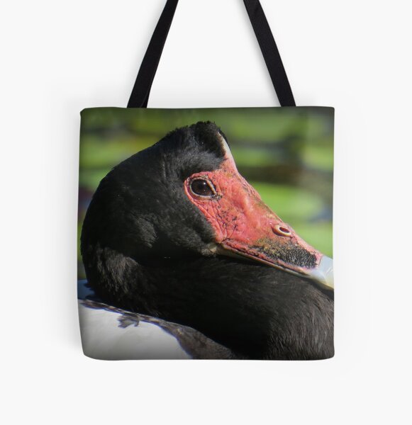 Magpie Goose Looking At You All Over Print Tote Bag