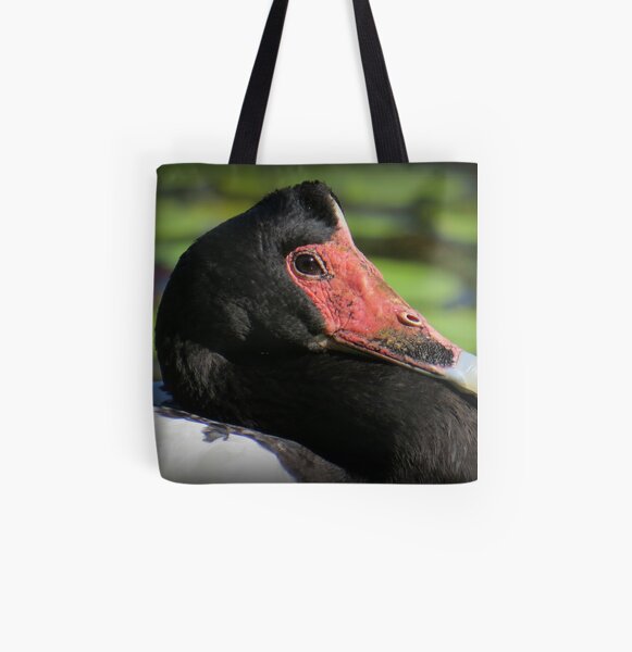 Magpie Goose Looking At You All Over Print Tote Bag