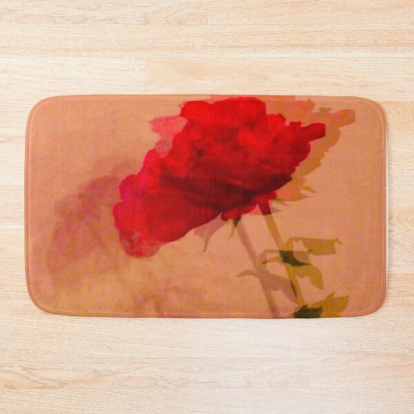 Item preview, Vintage Retro Gorgeous Red Rose with Thorns on Flower Stem designed and sold by jays-artworks.