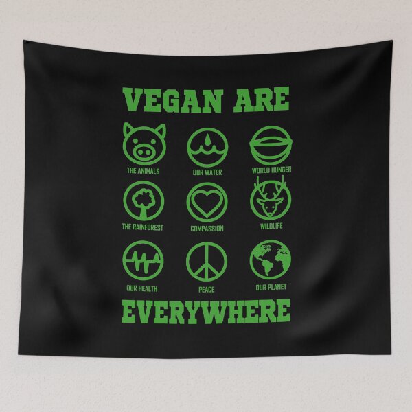 Item preview, Vegan Are Everywhere designed and sold by GURYOUHOOD.