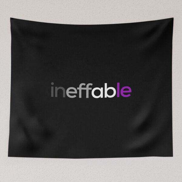 Item preview, ineffable Ace. Asexual Pride designed and sold by Subtle Pride Shop.