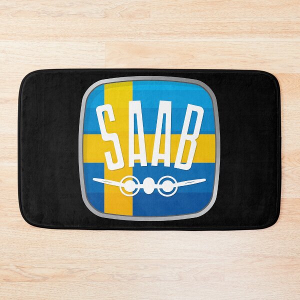 Item preview, SAAB Vintage Mark Swedish Flag designed and sold by blackdogshop.