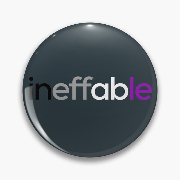 Item preview, ineffable Ace. Asexual Pride designed and sold by Subtle Pride Shop.