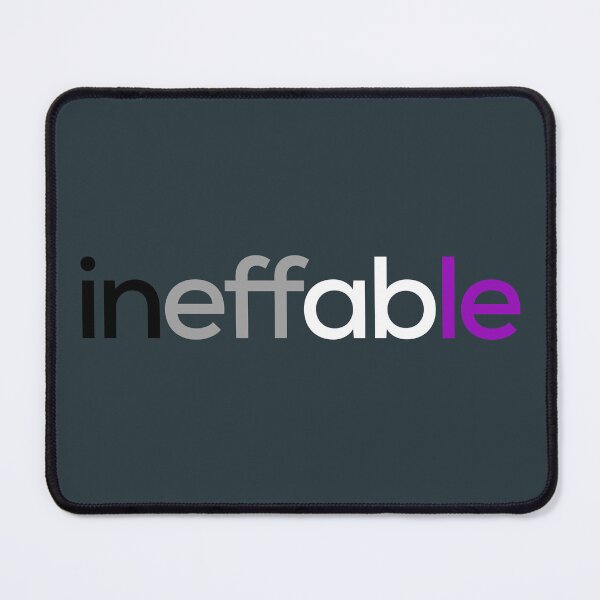 Item preview, ineffable Ace. Asexual Pride designed and sold by Subtle Pride Shop.