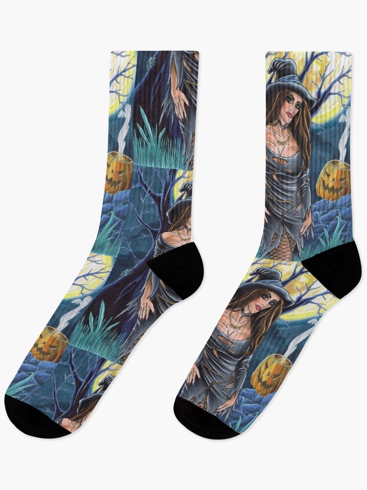 Thumbnail 1 of 5, Socks, witch designed and sold by Worldofward48.