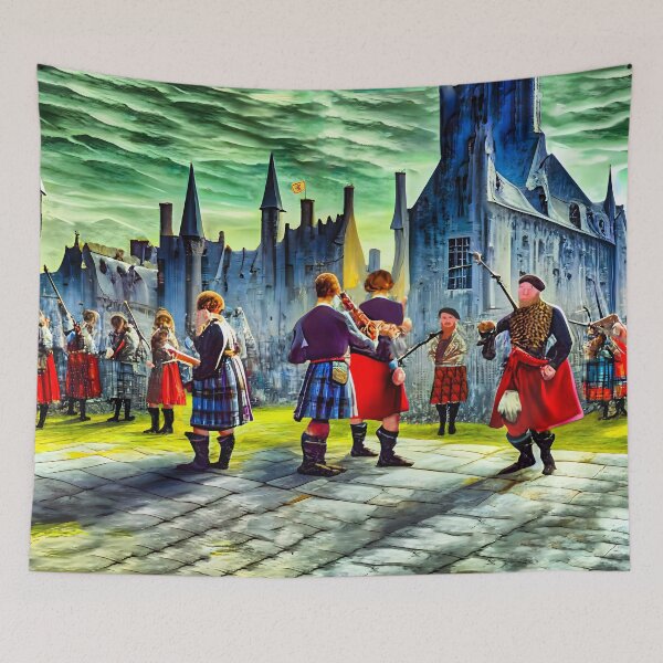 Item preview, The Scottish Pipers designed and sold by PictureNZ.