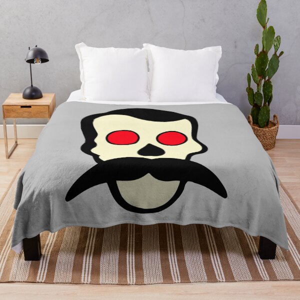 Item preview, Big mustache skull with red eyes designed and sold by Basst64.