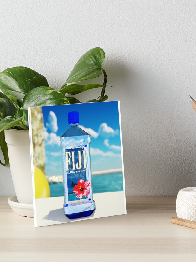 Aesthetic Fiji Water Bottle! | Art Board Print