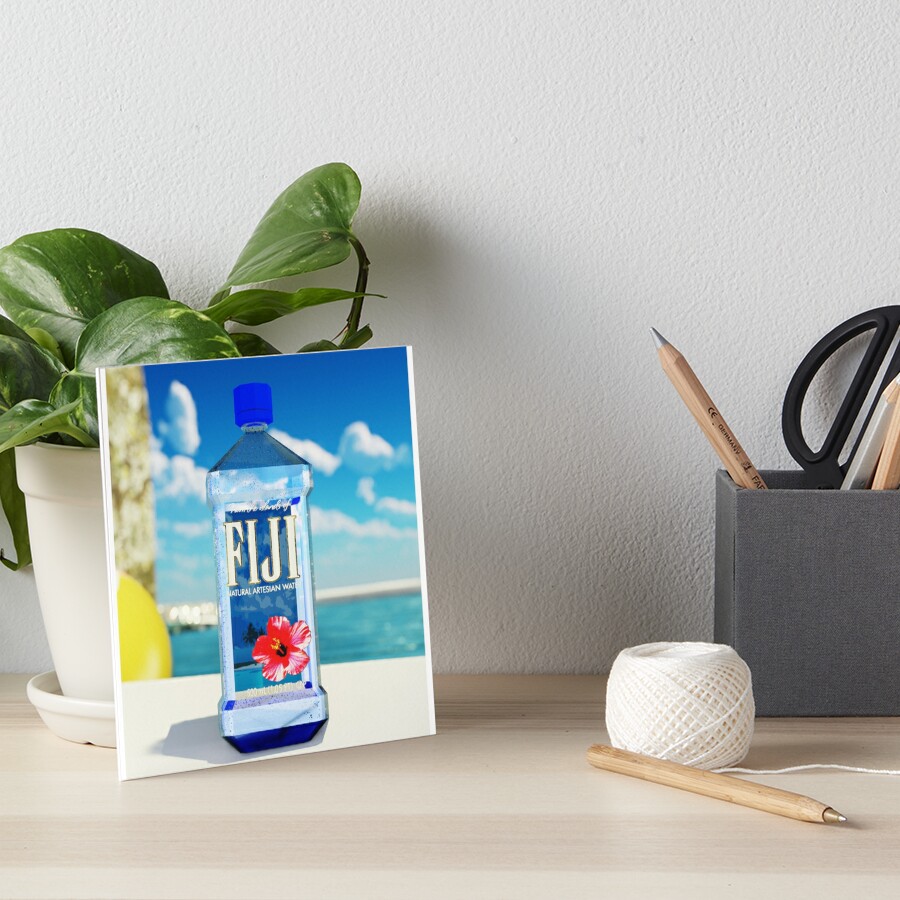 Aesthetic Fiji Water Bottle! | Art Board Print