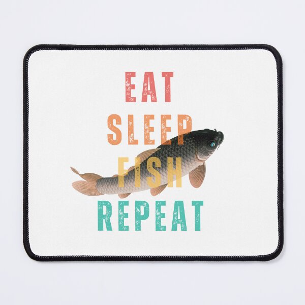Item preview, Eat Sleep Fish Repeat designed and sold by creativiteemom.
