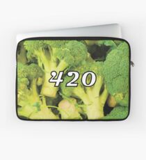 420 Broccoli Weed Funny Blaze It Legalize It Design Laptop Sleeve