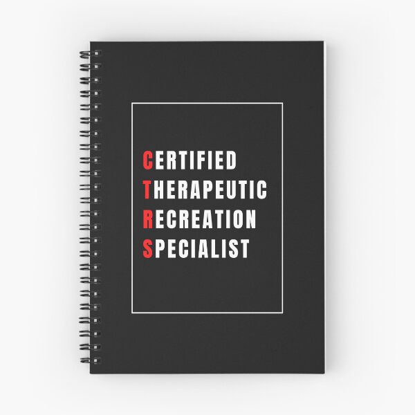 Item preview, CTRS Certified Therapeutic Recreation Specialist Description designed and sold by RecAttire.
