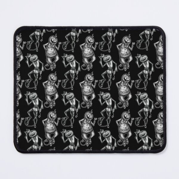 Item preview, RIP and Hal Owens, the Halloween Pumpkinhead Pattern - Greyscale designed and sold by Fox Graves.