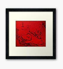 Global warming Framed Print