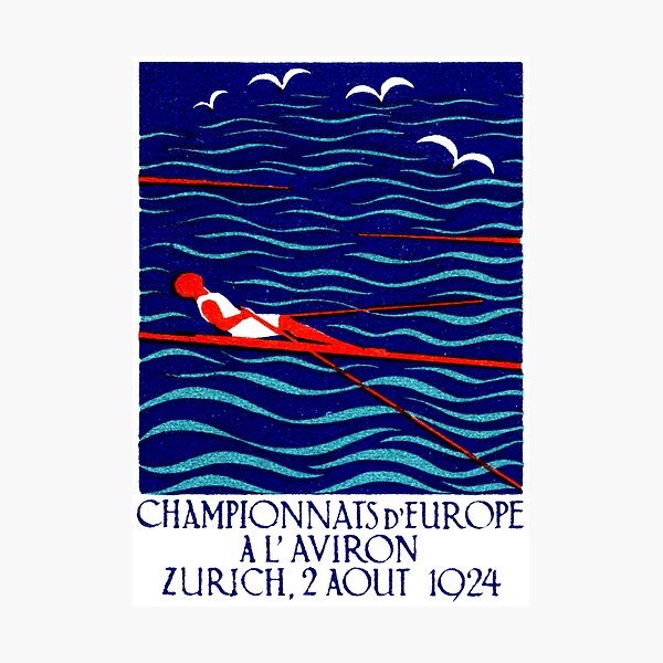 Item preview, 1924 European Rowing Championship designed and sold by historicimage.