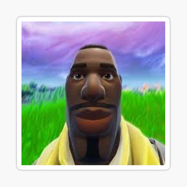 Spitfire Fortnite Close Up Sticker
