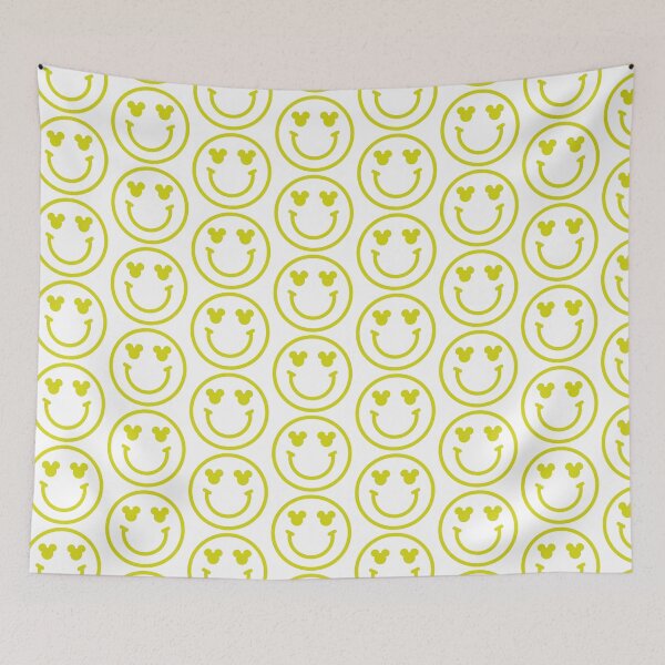 Artikelvorschau, Neongelbes magisches adrettes Smiley-Gesicht entworfen und verkauft von meohmymagic.