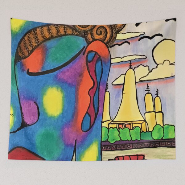 Item preview, Rainbow Buddha designed and sold by DarlingEliza.