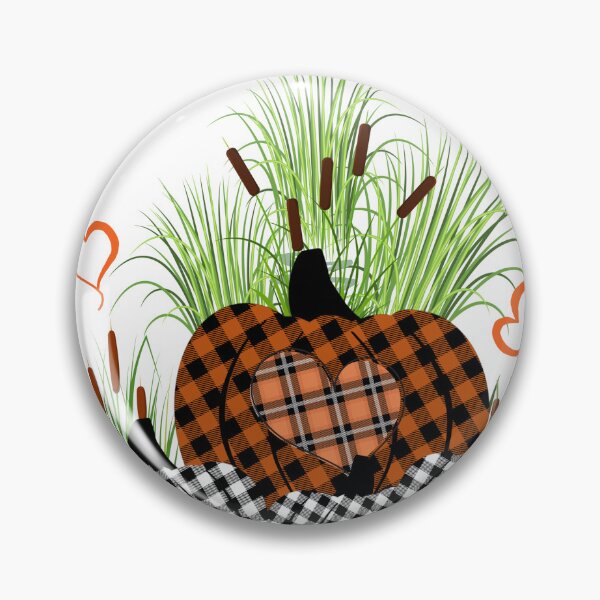 Item preview, Plaid Pumpkins and Hearts designed and sold by LanaDevon.