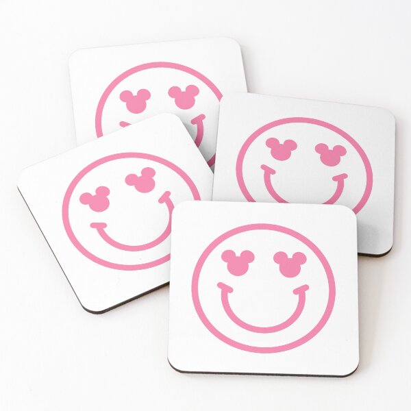 Item preview, Bright Bubble Gum Pink Magical Preppy Smiley Face  designed and sold by meohmymagic.