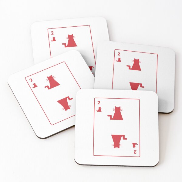 Item preview, Two of cats playing card designed and sold by Amilaz.