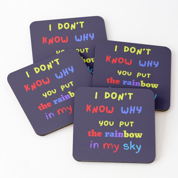Item preview, I Don't Know Why You Put The Rainbow in My Sky designed and sold by Swooncake Press.
