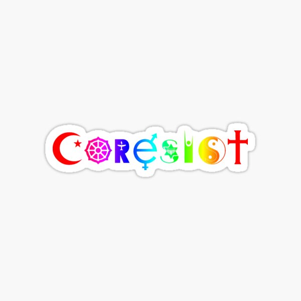 Aperçu de l'œuvre CoResist Interfaith Rainbow créée et vendue par StudioOrangeLLC.