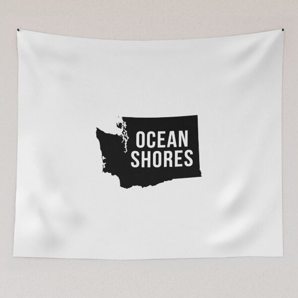 Item preview, Ocean Shores, Washington Silhouette designed and sold by CartoCreative.