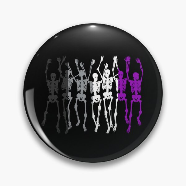 Item preview, Halloween Skeletons Ace Flag. Asexual Pride designed and sold by Subtle Pride Shop.