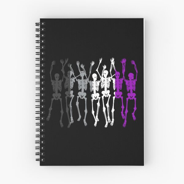 Item preview, Halloween Skeletons Ace Flag. Asexual Pride designed and sold by Subtle Pride Shop.