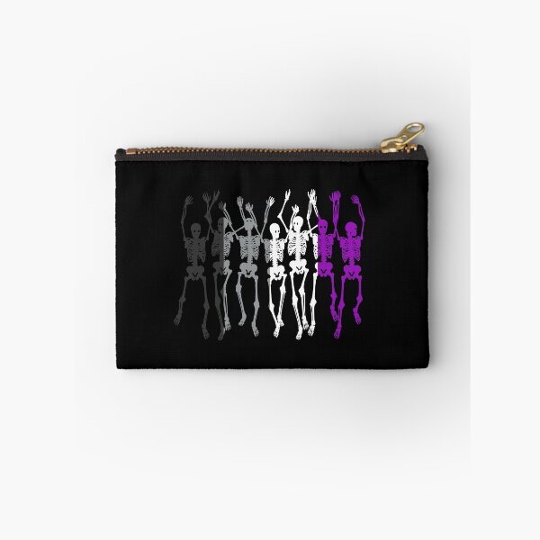 Item preview, Halloween Skeletons Ace Flag. Asexual Pride designed and sold by Subtle Pride Shop.