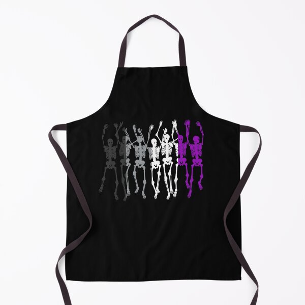 Item preview, Halloween Skeletons Ace Flag. Asexual Pride designed and sold by Subtle Pride Shop.