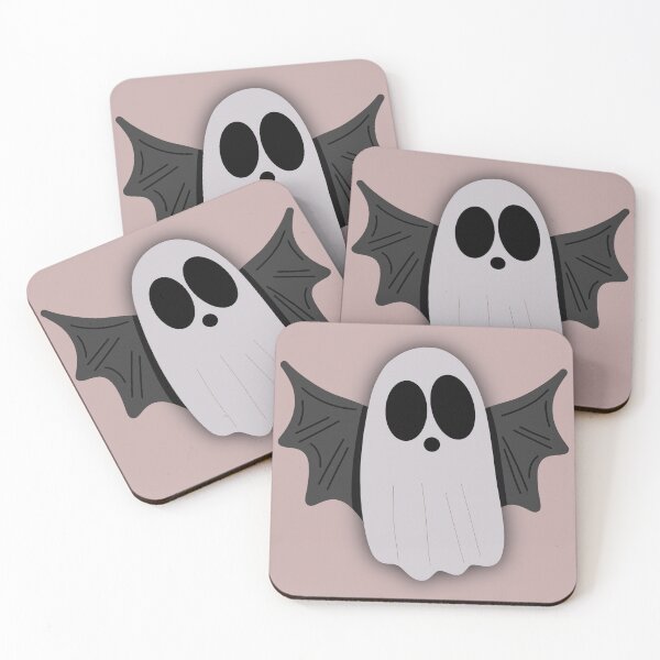 Item preview, ghost bat designed and sold by Avery Sheridan.