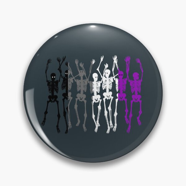 Item preview, Halloween Skeletons Ace Flag. Asexual Pride designed and sold by Subtle Pride Shop.