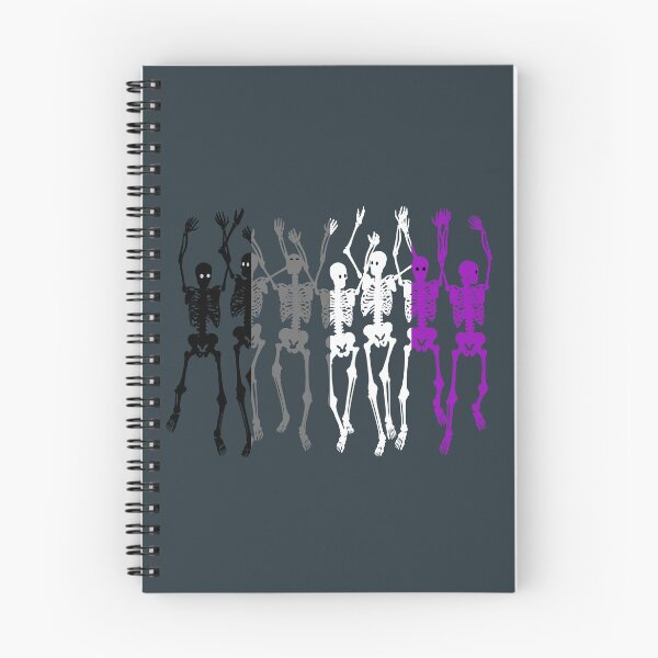 Item preview, Halloween Skeletons Ace Flag. Asexual Pride designed and sold by Subtle Pride Shop.