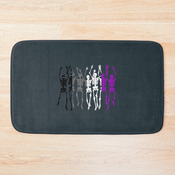 Item preview, Halloween Skeletons Ace Flag. Asexual Pride designed and sold by Subtle Pride Shop.