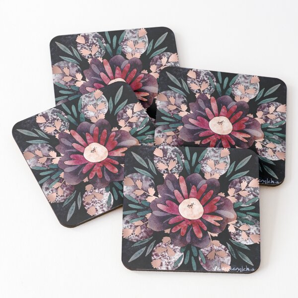 Item preview, Magnolia Moons Mandala Negative Painting  designed and sold by Valerie Englehart.