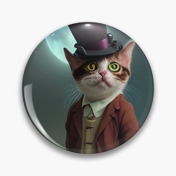 Item preview, Adorable Steampunk Cat in Top Hat designed and sold by Eliteijr.