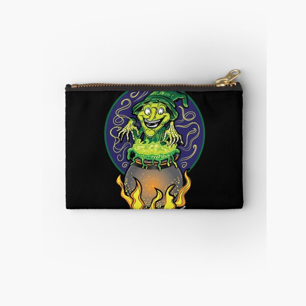 Item preview, Halloween Witch casting a spell over a Cauldron designed and sold by eShirtLabs.