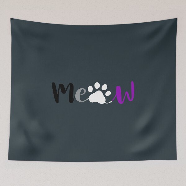 Item preview, Meow Ace Cats. Asexual Pride designed and sold by Subtle Pride Shop.