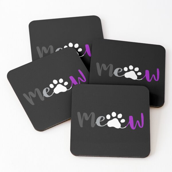 Item preview, Meow Ace Cats. Asexual Pride designed and sold by Subtle Pride Shop.
