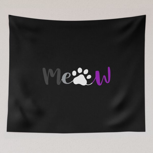 Item preview, Meow Ace Cats. Asexual Pride designed and sold by Subtle Pride Shop.
