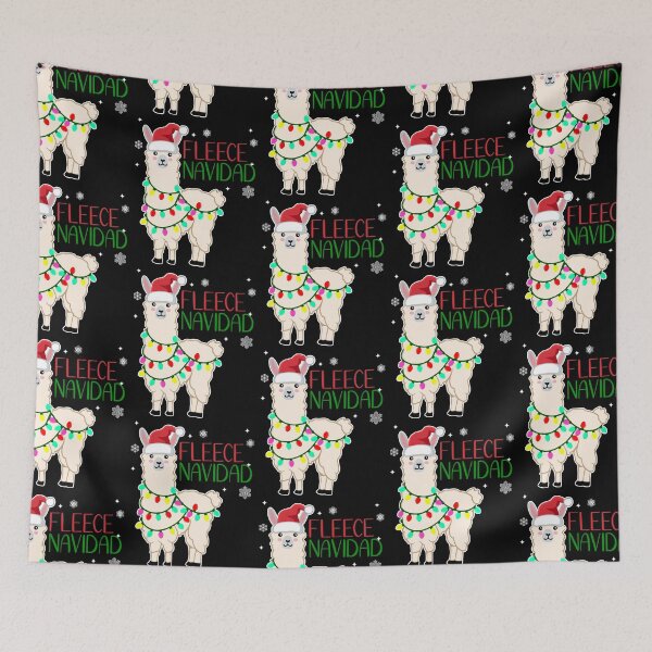 Item preview, Fleece Navidad Funy Llama Christmas Llama designed and sold by narekmug.
