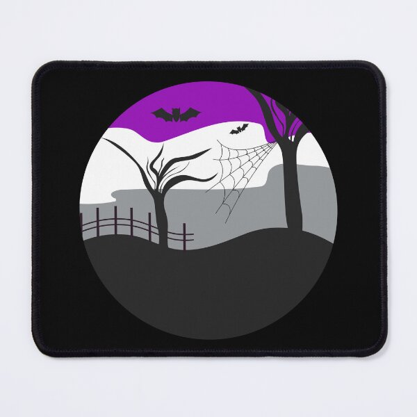 Item preview, Halloween Ace Spooky Graveyard. Asexual Pride designed and sold by Subtle Pride Shop.