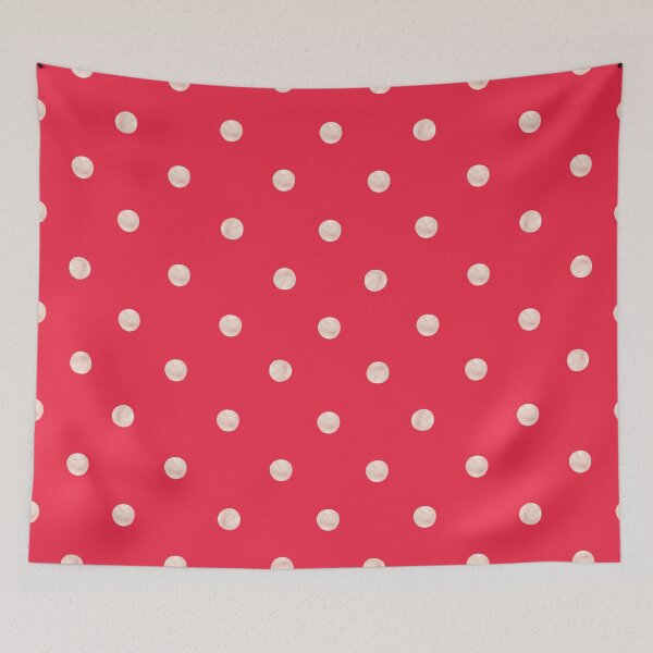 Item preview,  polka dots pattern,pink,white,trendy designed and sold by cutecrazytshirt.