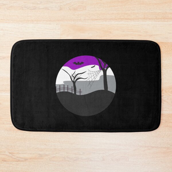 Item preview, Halloween Ace Spooky Graveyard. Asexual Pride designed and sold by Subtle Pride Shop.