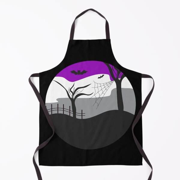 Item preview, Halloween Ace Spooky Graveyard. Asexual Pride designed and sold by Subtle Pride Shop.