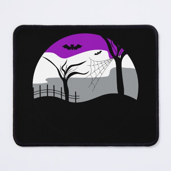 Item preview, Halloween Ace Spooky Graveyard. Asexual Pride designed and sold by Subtle Pride Shop.